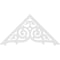Ekena Millwork Pitch Athens Architectural Grade PVC Gable Pediment, 36"W x 18"H x 1"P (12/12) GPP036X018X100ATH - alternate 5
